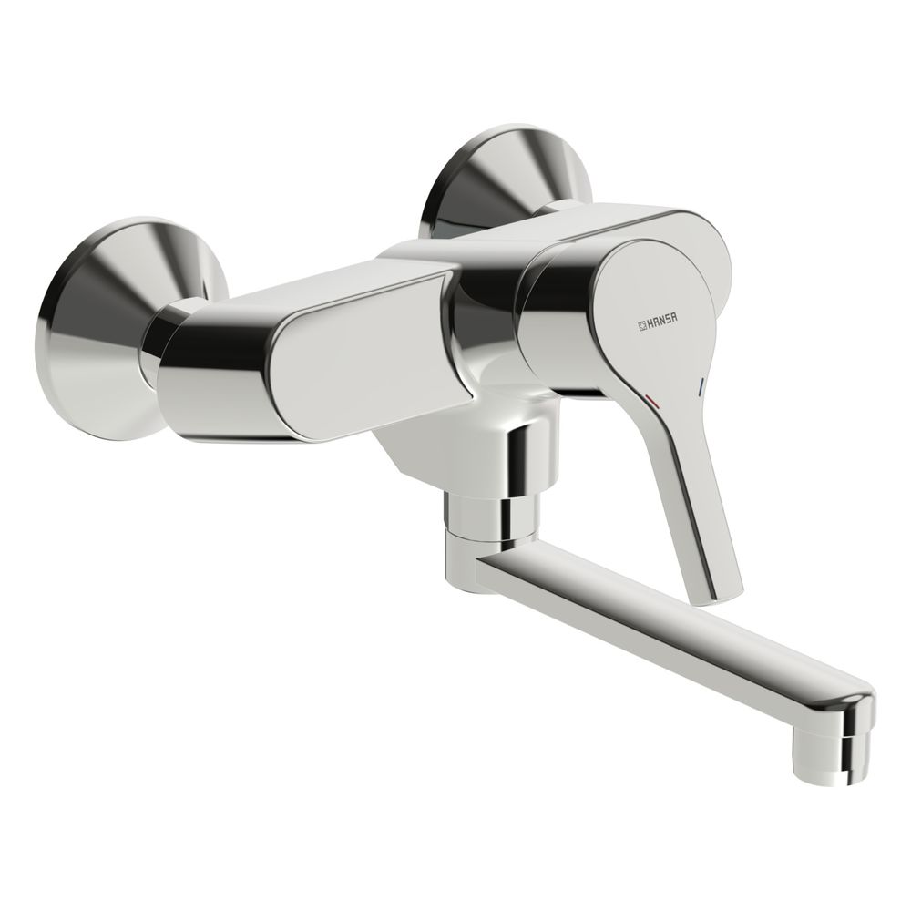 Hansa Paleno Einhebel-Waschtisch- und Küchenarmatur, Ausladung 242mm, DN 15, Chrom, 563... HANSA-56382203 4057304012051 (Abb. 2)