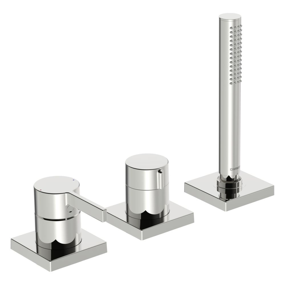 Hansa Loft Einhebelmischer Fertigmontageset für Wanne/Brause 5779 Rosette eckig 1-strah... HANSA-57799483 4057304014574 (Abb. 2)