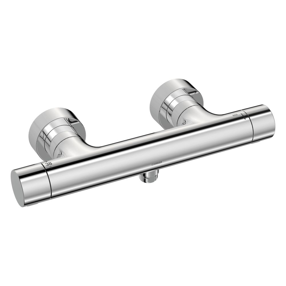 Hansa Prisma Duschthermostat, Wandmontage, mit Thermo Cool und 38 Grad Sperre, Chrom, 5... HANSA-58080301 4057304020582 (Abb. 2)