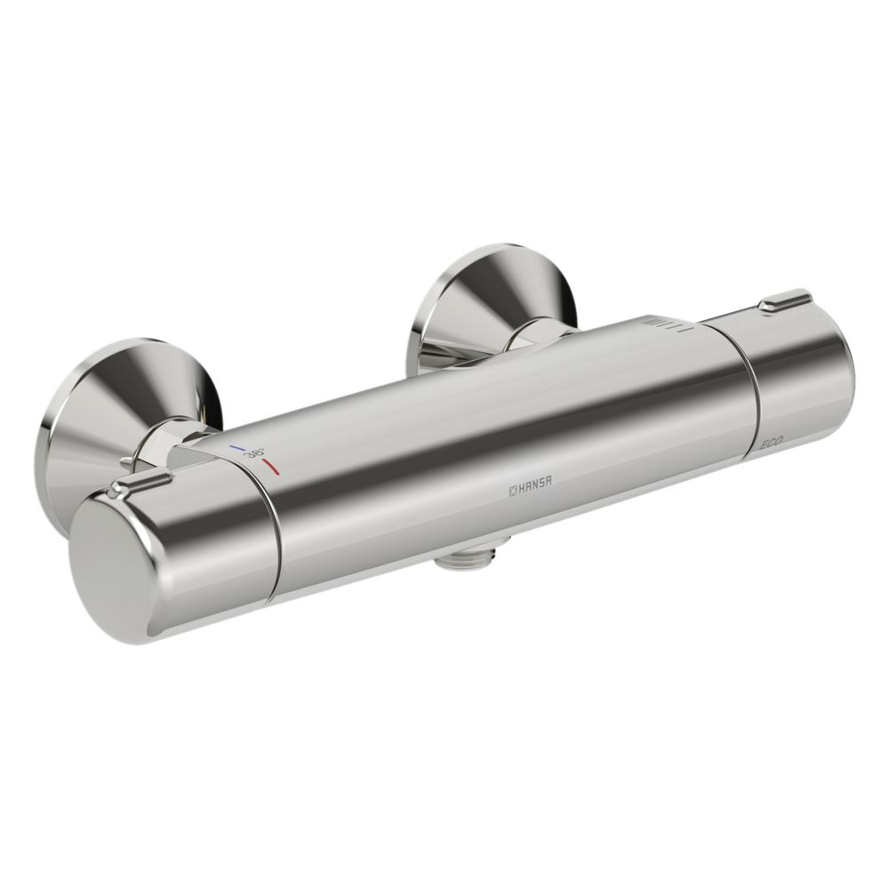 Hansa Micra Brausebatterie, DN 15, vertauschte Kalt-/Warmwasser-Anschlüsse, Chrom, 5815... HANSA-58152171 4057304005664 (Abb. 2)