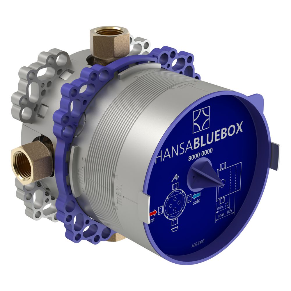 Hansa BlueBox Unterputz-Rohbauset Bade- und Brausearmatur, G 1/2", DN 15, 80000000... HANSA-80000000 4015474278042 (Abb. 2)