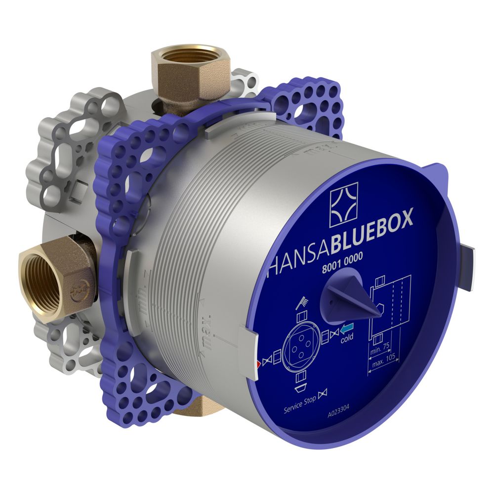 Hansa BlueBox Unterputz-Rohbauset Bade- und Brausearmatur, G 3/4", DN 20, 80010000... HANSA-80010000 4015474279476 (Abb. 2)
