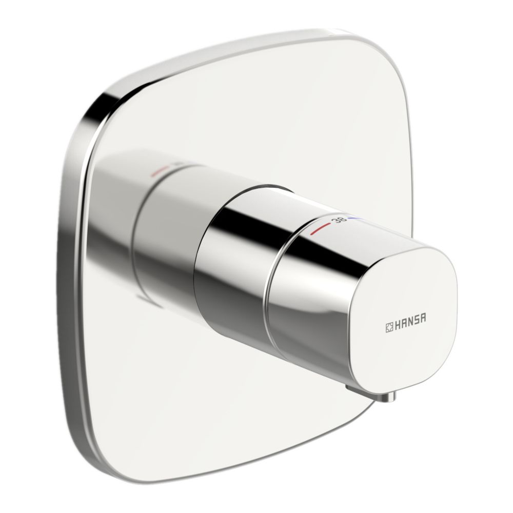 Hansa Living Fertigmontageset für Brausebatterie 8112 Rosette soft edge Chrom... HANSA-81129583 4057304004766 (Abb. 2)