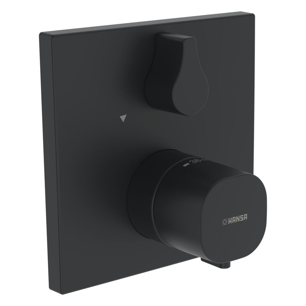 Hansa Living Fertigset für Brause-Batterie 8113 Rosette eckig Matt-Schwarz... HANSA-8113956233 4057304015830 (Abb. 2)