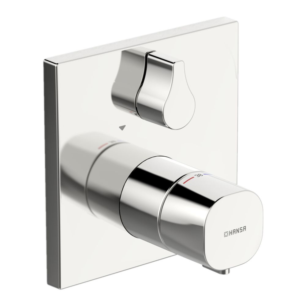Hansa Living Fertigmontageset für Brausebatterie 8113 Rosette eckig Chrom... HANSA-81139562 4015474278967 (Abb. 2)