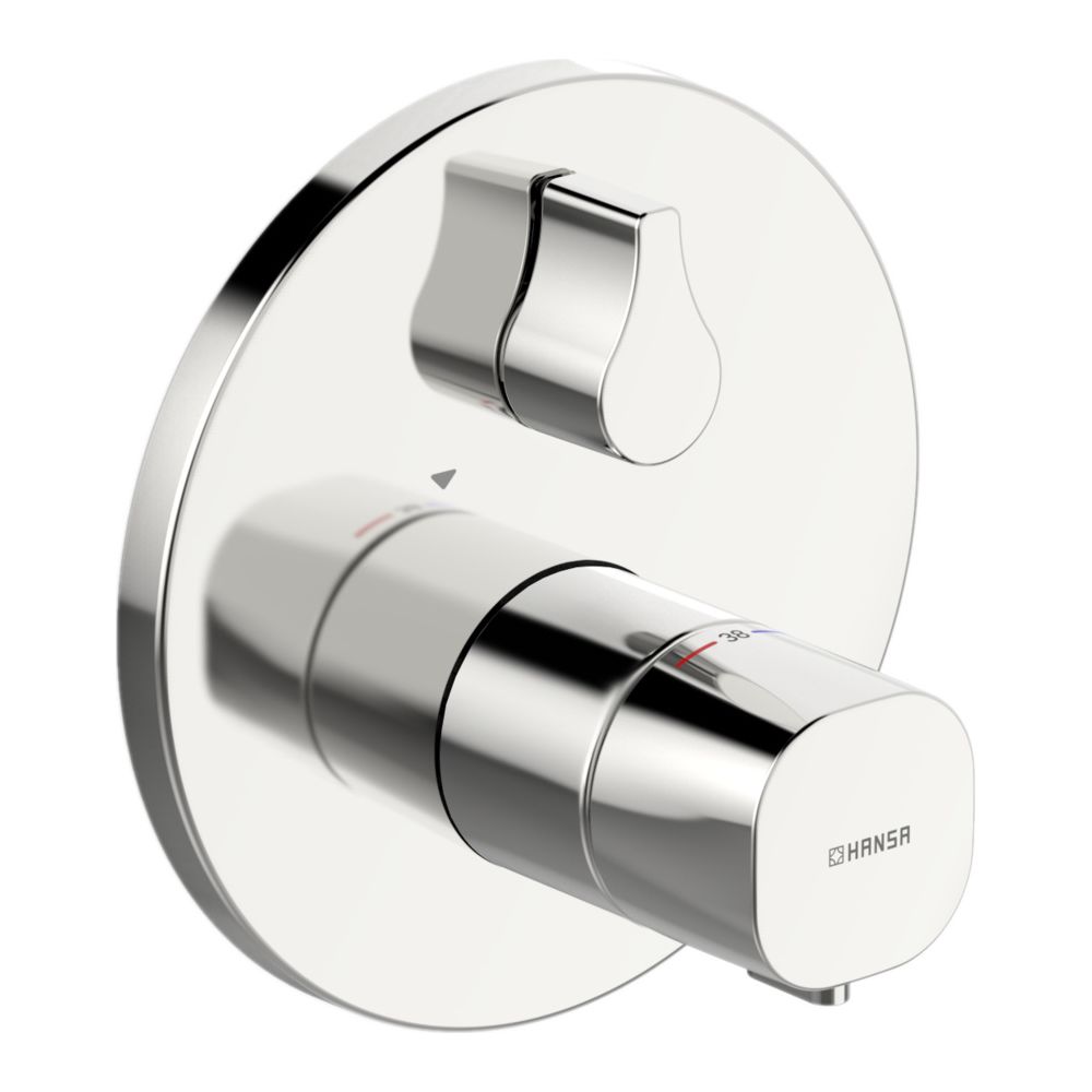 Hansa Living Fertigmontageset für Wanne/Brause 8114 Rosette rund mit Sicherungseinricht... HANSA-81143552 4015474279025 (Abb. 2)