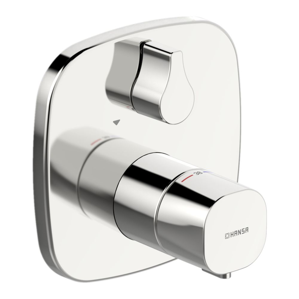 Hansa Living Fertigmontageset für Wanne/Brause 8114 Rosette soft edge mit Sicherungsein... HANSA-81143572 4057304004728 (Abb. 2)