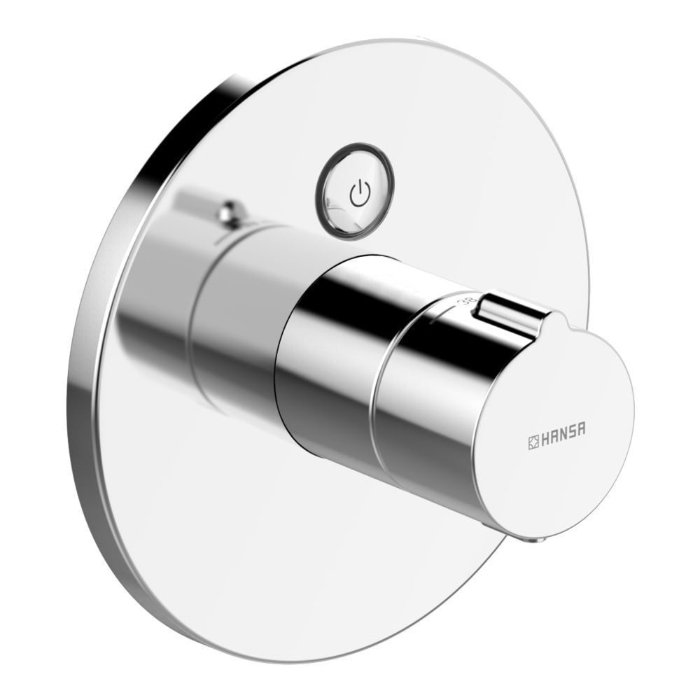 Hansa Electra Fertigset für Brause-Batterie, Rosette rund, 3V, Bluetooth, Chrom, 819190... HANSA-81919009 4057304016943 (Abb. 2)