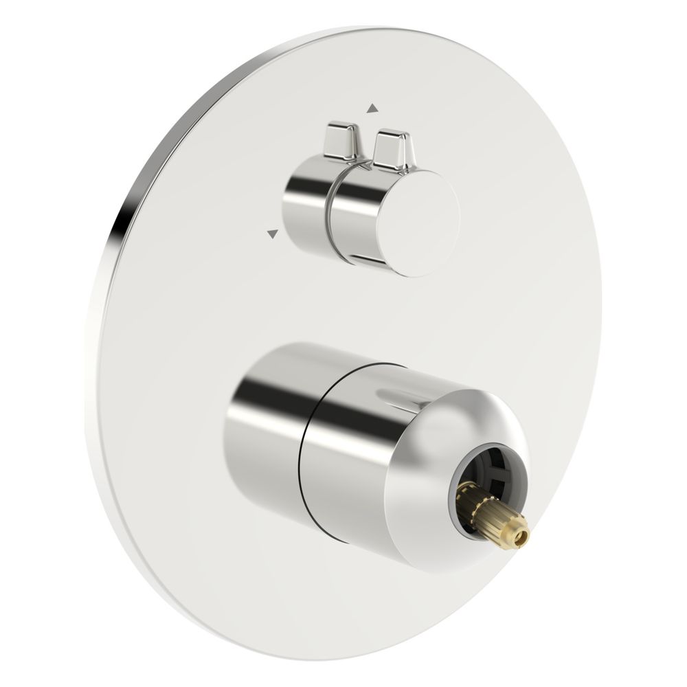 Hansa Fertigmontageset für zwei Abgänge, Wandmontage, Einhebelmischer, Rosette rund, Ch... HANSA-82609020 4057304024528 (Abb. 2)