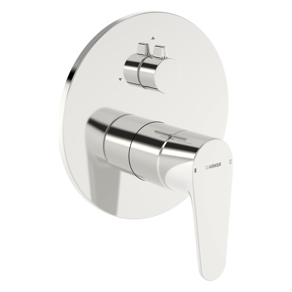 Hansa Vantis Einhebel-Wannen- und Brausearmatur, Unterputz, Fertigmontageset, Rosette r... HANSA-82609023 4057304022807 (Abb. 2)