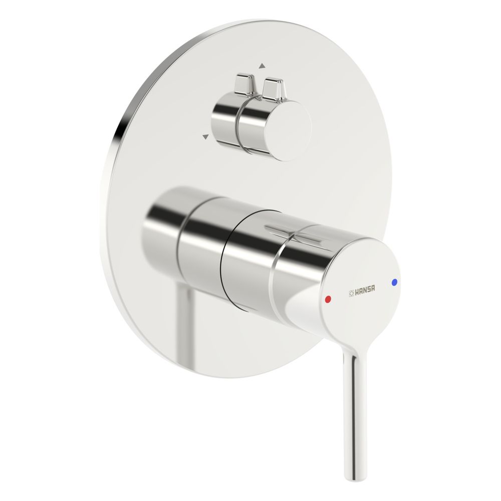 Hansa Vantis Einhebel-Wannen- und Brausearmatur, Unterputz, Fertigmontageset, Rosette r... HANSA-82609027 4057304022814 (Abb. 2)