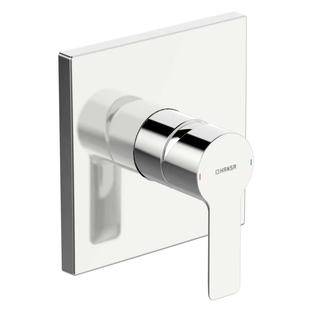Hansa Ligna Einhebelmischer Fertigmontageset für Brausebatterie 8387 Rosette eckig Chro... HANSA-83879513 4015474278875 (Abb. 2)
