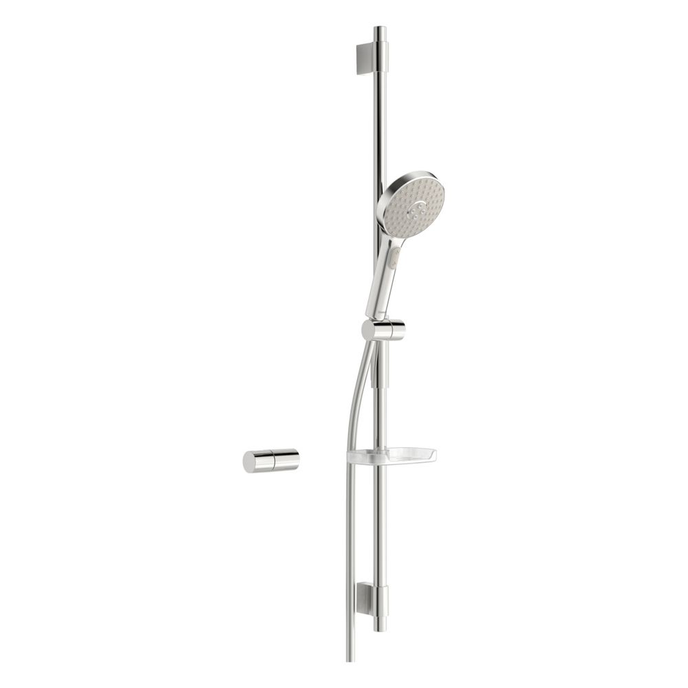 Hansa ActiveJet Wandstangengarnitur, 3-strahlig, Chrom/Hellgrau, 84370130... HANSA-84370130 4057304005114 (Abb. 2)