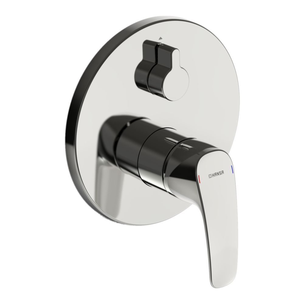 Hansa Pinto Einhebelmischer Fertigmontageset für Wanne/Brause 8526 Rosette rund Chrom... HANSA-85269183 4057304003844 (Abb. 2)