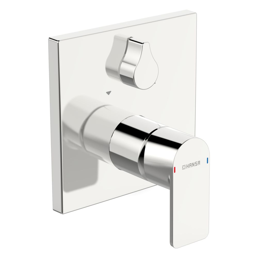 Hansa Stela Einhebelmischer Fertigmontageset für Wanne/Brause 8784 Rosette eckig Chrom... HANSA-87849073 4057304015250 (Abb. 2)