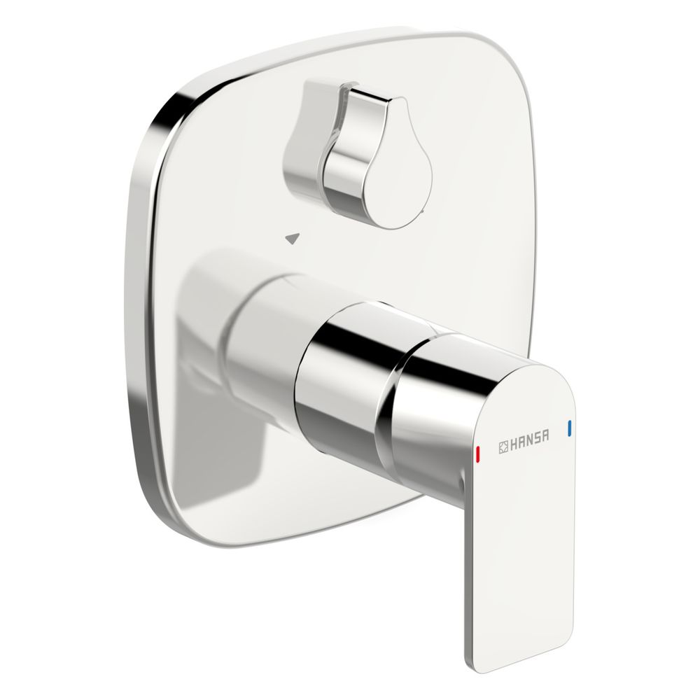 Hansa Stela Einhebelmischer Fertigmontageset für Wanne/Brause 8784 Rosette soft edge Ch... HANSA-87849173 4057304015274 (Abb. 2)