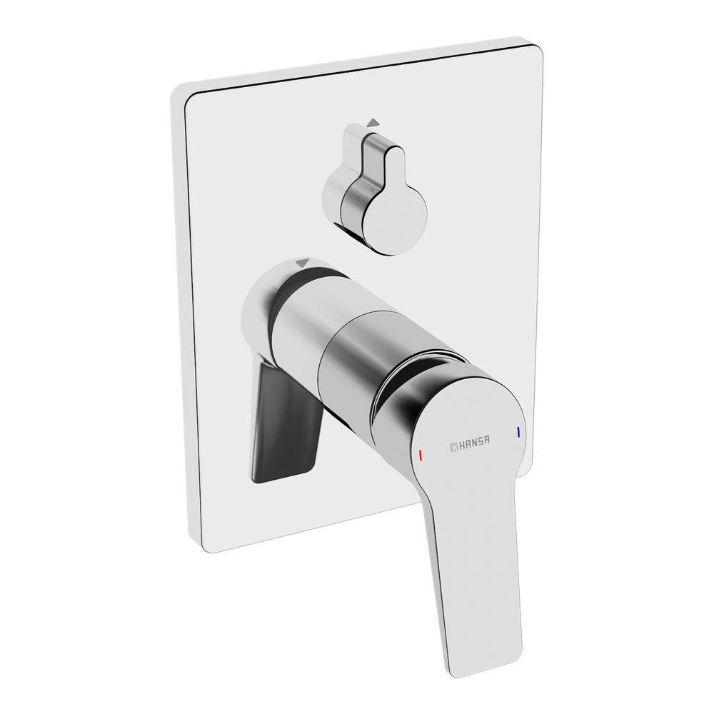 Hansa Twist Einhebelmischer Fertigmontageset für Wanne/Brause 8984 Rosette eckig Chrom... HANSA-89849083 4015474285606 (Abb. 2)