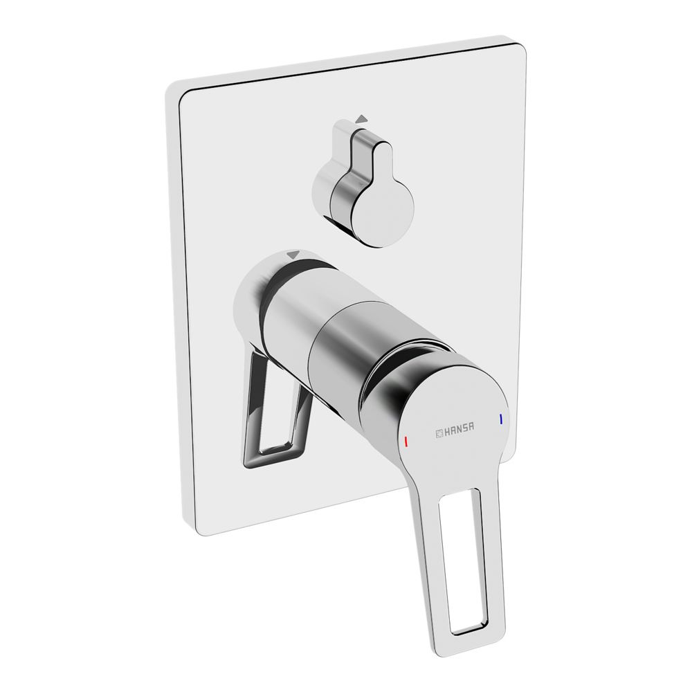 Hansa Twist Einhebelmischer Fertigmontageset für Wanne/Brause 8984 Rosette eckig Bügelh... HANSA-89849085 4015474285576 (Abb. 2)