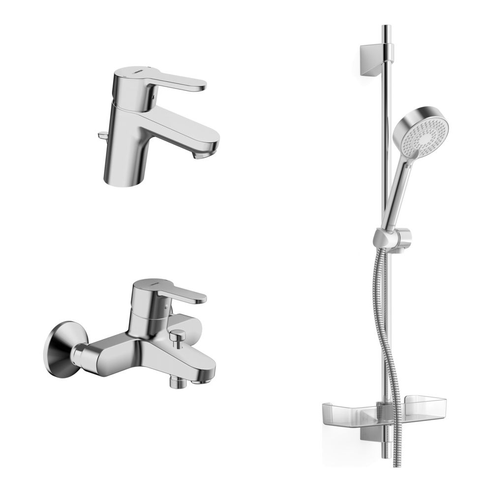 Hansa Primo Badezimmer Armaturen Paket, DN 15, Chrom, 49000000... HANSA-49000000 4015474262782 (Abb. 5)