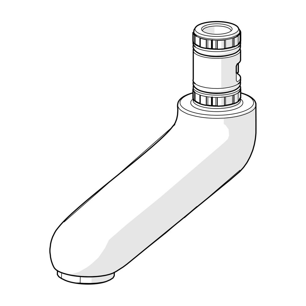 Hansa Auslauf 0268 Länge 86mm Ausladung 86mm Chrom... HANSA-02682000 4015474267329 (Abb. 2)