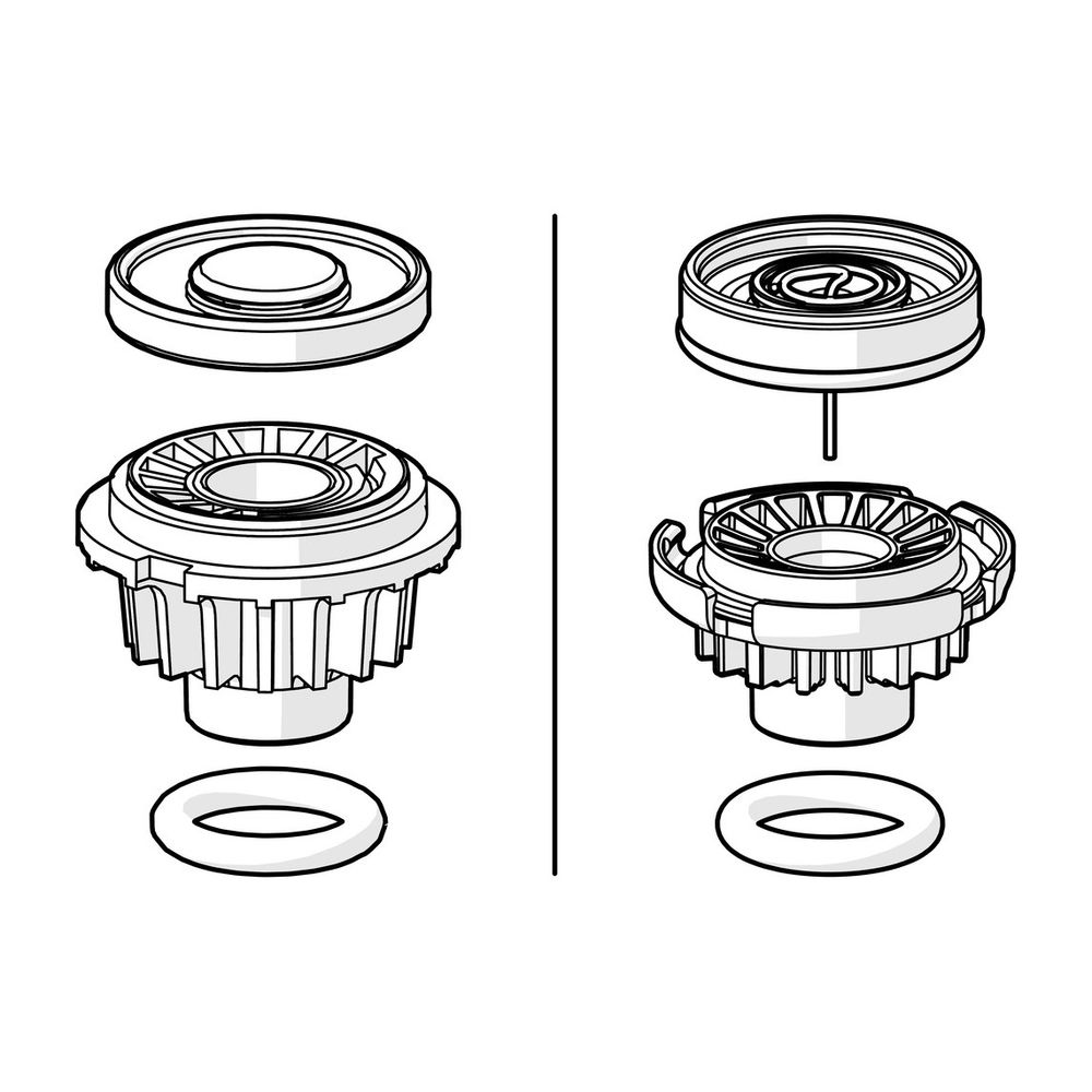 Hansa Membrane für Magnetventil 1006... HANSA-1006500V 6414150100307 (Abb. 1)