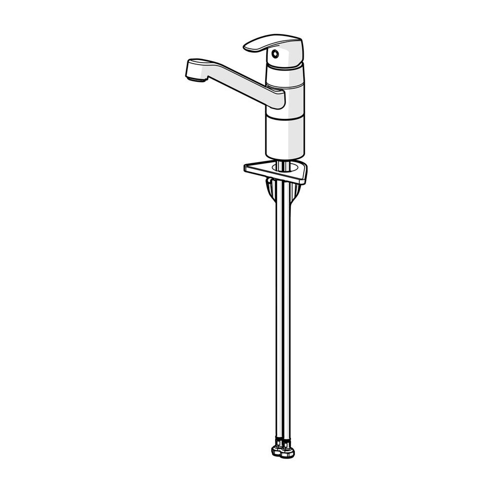 Hansa Pinto Einhebelmischer Küchenarmatur Eco 4508 Ausladung 213mm DN15 Chrom 3,4 l... HANSA-450822930004 4057304018336 (Abb. 2)