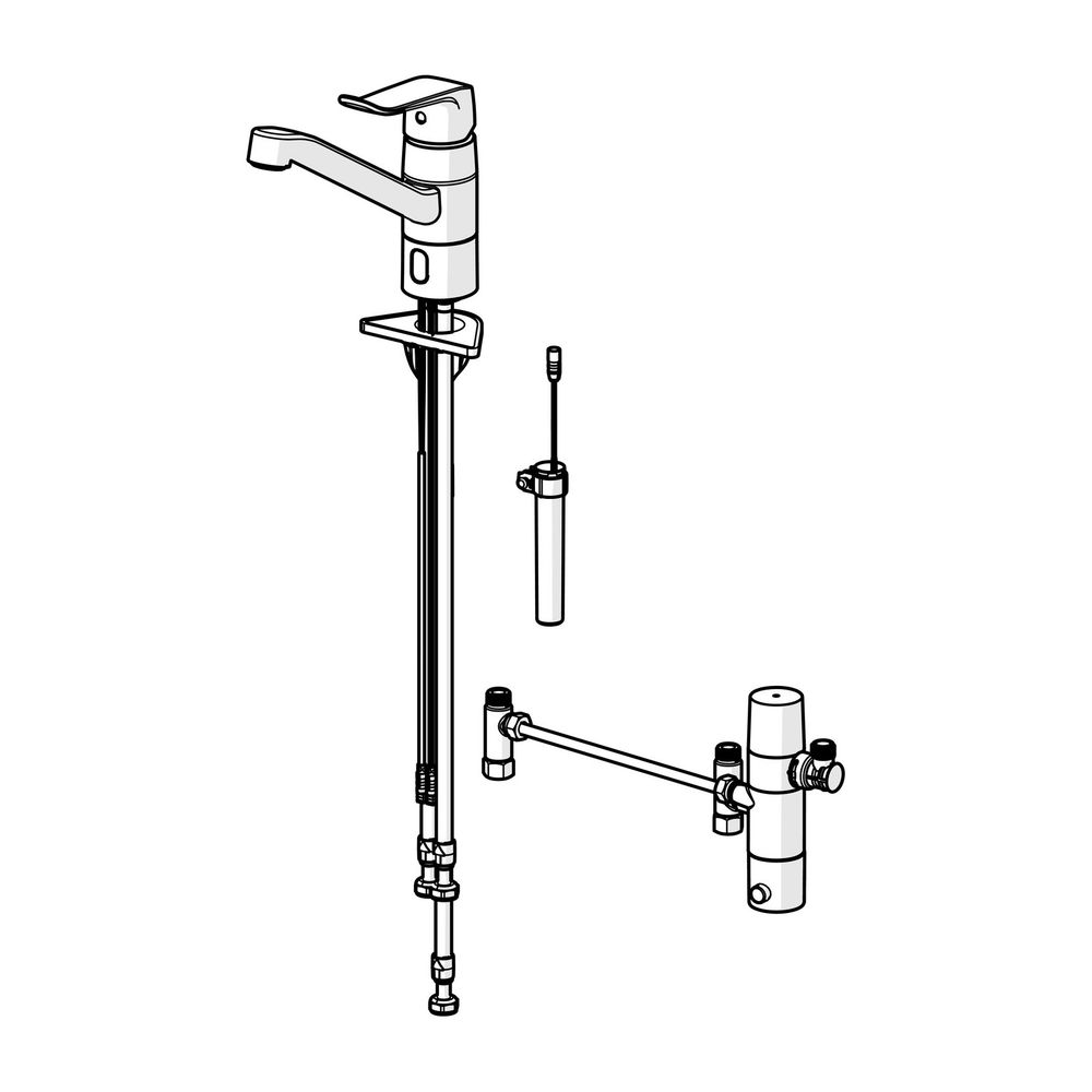 Hansa Care Einhebel-Küchenarmatur, 3V, Bluetooth, Ausladung 214mm, Chrom, 46132209... HANSA-46132209 4057304019654 (Abb. 3)