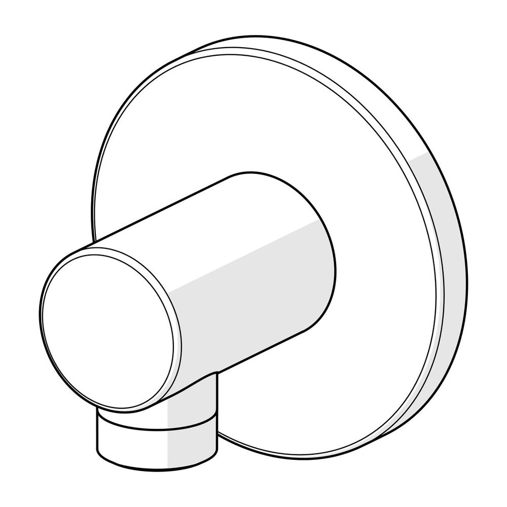 Hansa Wandanschlussbogen, DN 15, G 1/2", Matt-Schwarz, 5118017333... HANSA-5118017333 4057304020124 (Abb. 2)