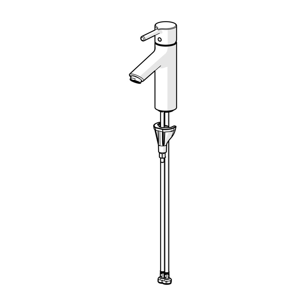 Hansa Vantis Einhebel-Waschtischarmatur, Standmontage, 4,2l/min, Matt-Schwarz, 5237... HANSA-523722673305 4057304020094 (Abb. 2)