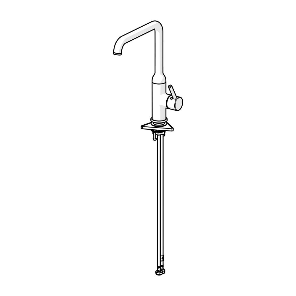Hansa Vantis Style Einhebel-Küchenarmatur, Standmontage, Einhebel, schwenkbarer Ausla... HANSA-5420220733 4057304019869 (Abb. 2)