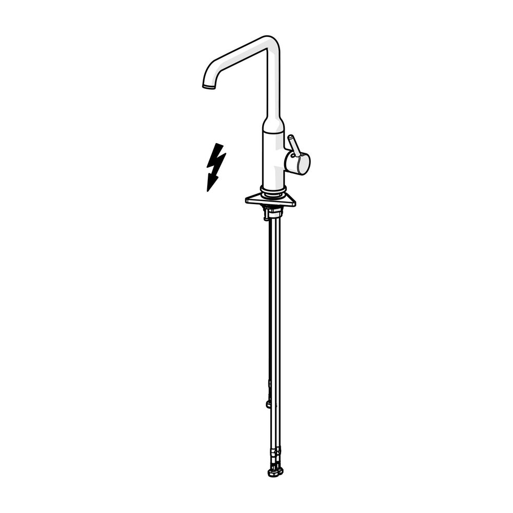 Hansa Vantis Style Einhebel-Küchenarmatur, Standmontage, Niederdruck, Chrom, 54221107... HANSA-54221107 4057304019838 (Abb. 2)