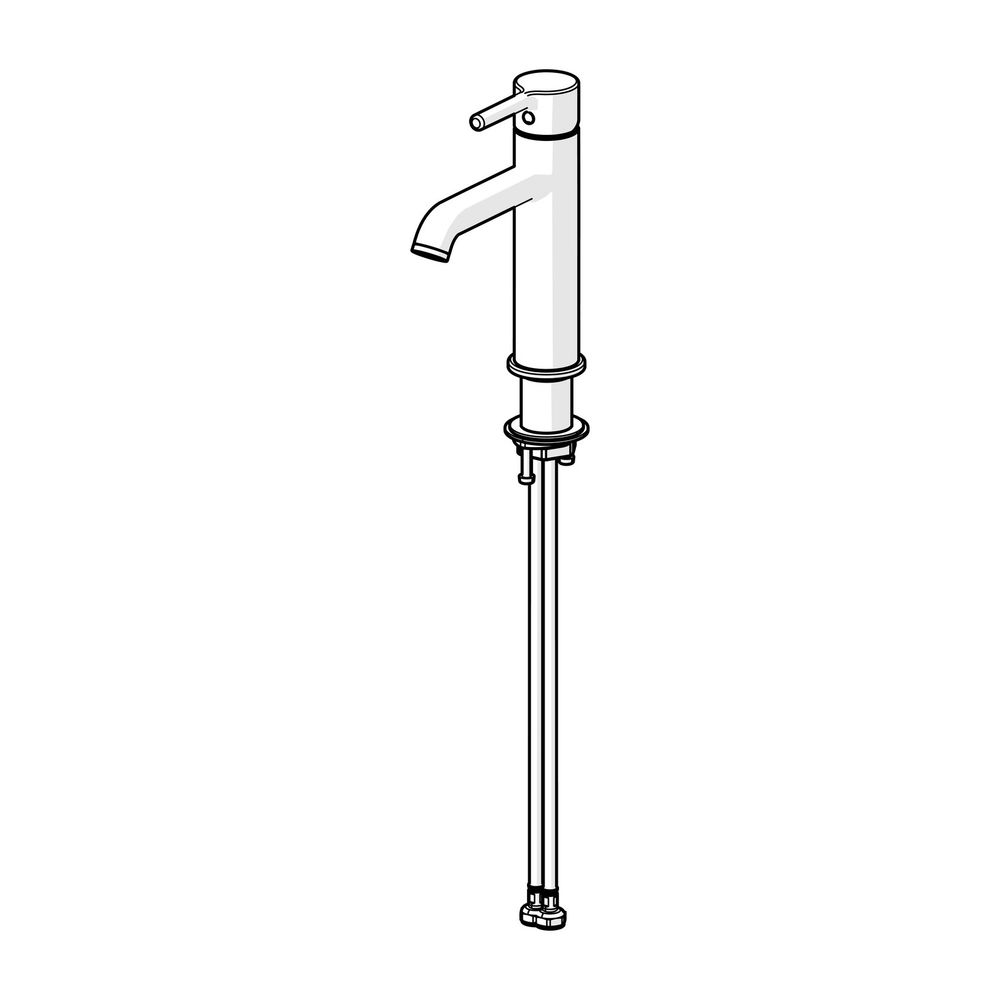 Hansa Vantis Style Einhebel-Waschtischarmatur, Standmontage, 6l/min, Matt-Schwarz, 54... HANSA-5437220733 4057304020063 (Abb. 2)