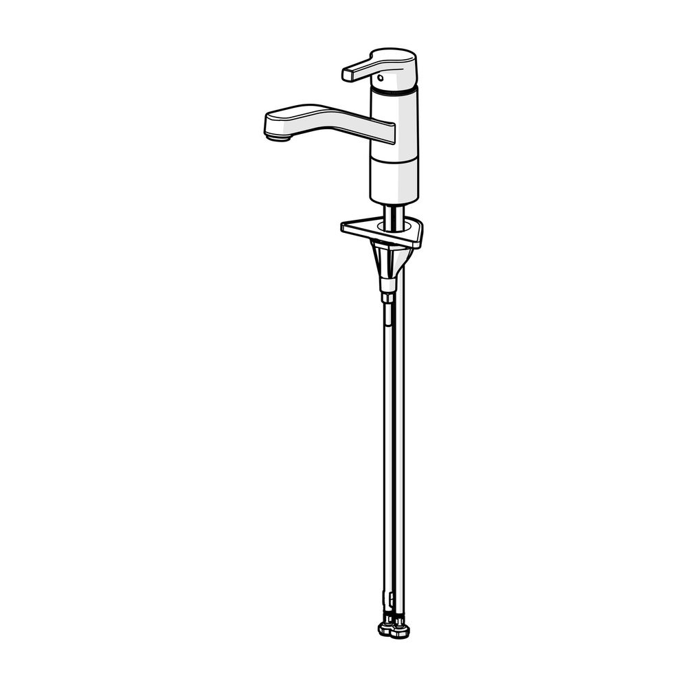 Hansa Paleno Einhebel-Küchenarmatur, Ausladung 216mm, DN 15, Chrom... HANSA-56532203 4057304012297 (Abb. 2)