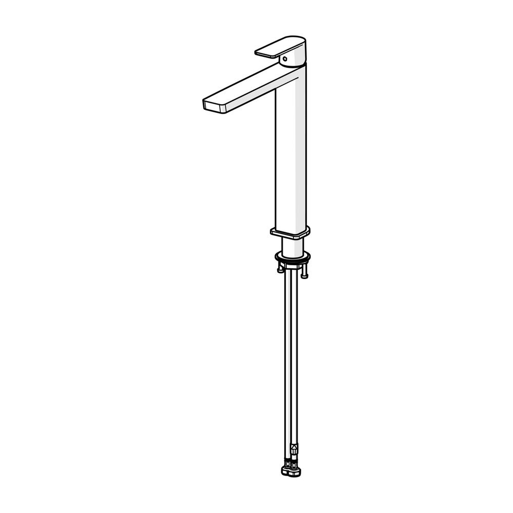 Hansa Stela Einhebelmischer Waschtischbatterie 5710 Ausladung 241mm Chrom... HANSA-57102273 4057304015205 (Abb. 2)