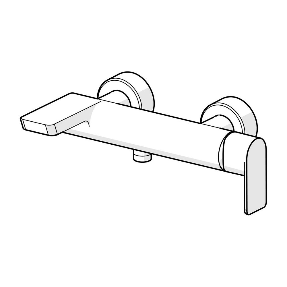 Hansa Stela Einhebelmischer Wannenfüll- und Brausebatterie 5774 Chrom... HANSA-57742173 4057304015373 (Abb. 2)