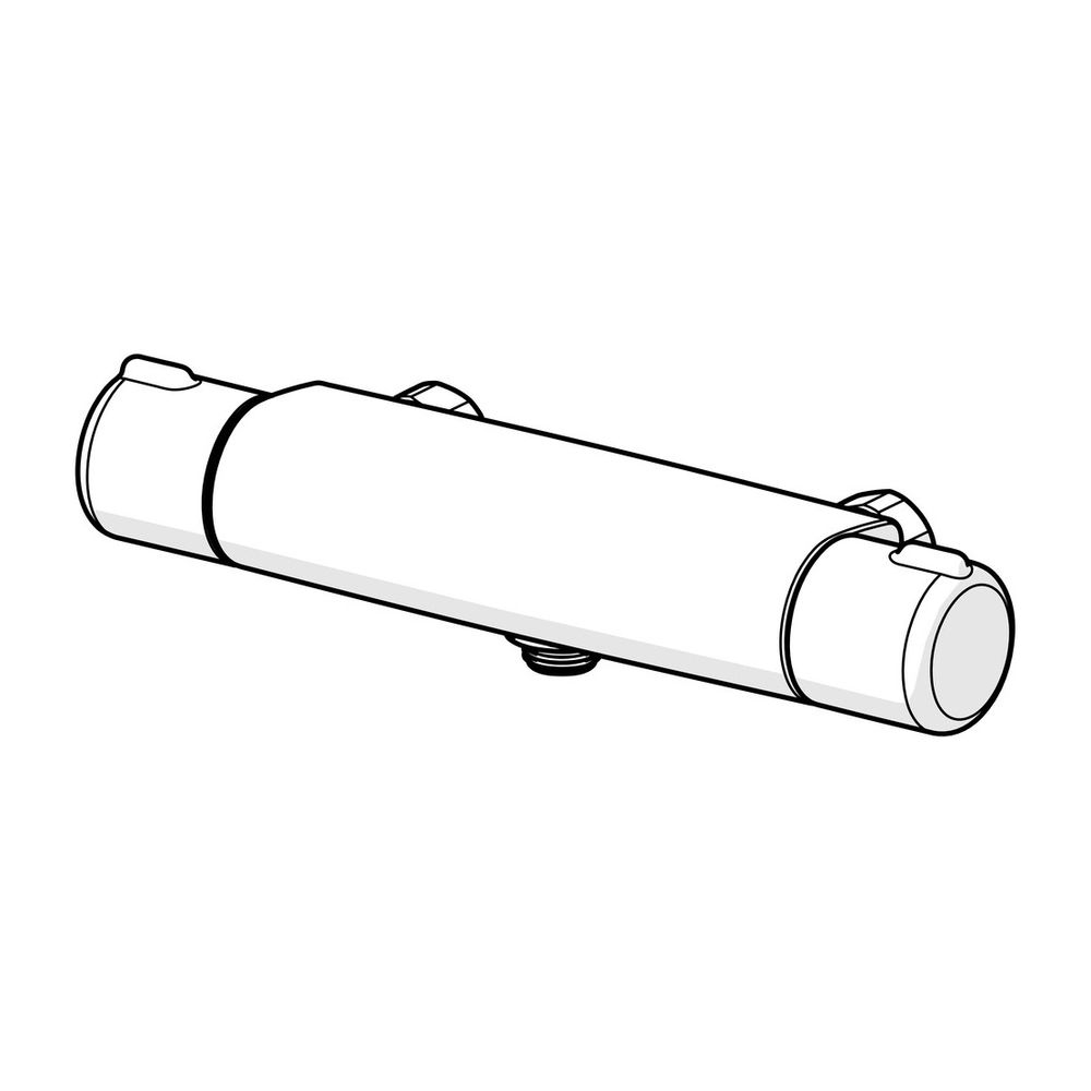 Hansa Micra Brausearmatur, Fertigmontageset, Wandmontage, Thermostat, Thermo Cool, Chro... HANSA-58150071 4057304003455 (Abb. 2)