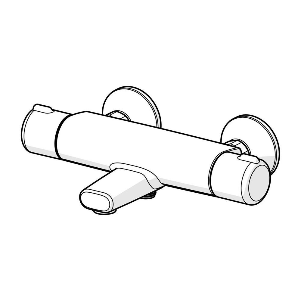 Hansa Micra Wannenfüll- und Brausebatterie 5816 Ausladung 159mm DN15 Matt-Schwarz... HANSA-5816217133 4057304015731 (Abb. 2)