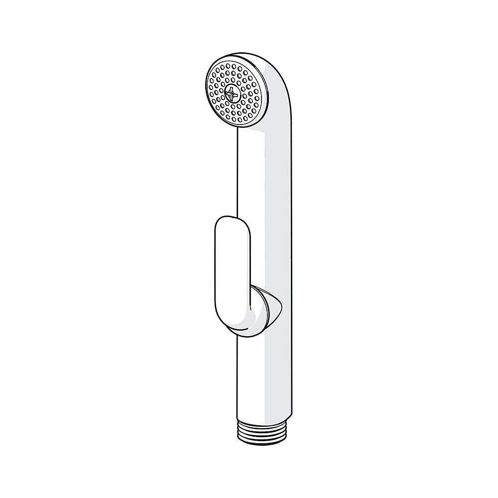 Hansa Funktionsbrause Bidetta, Kunststoff, Chrom, 59914465... HANSA-59914465 4057304005770 (Abb. 2)