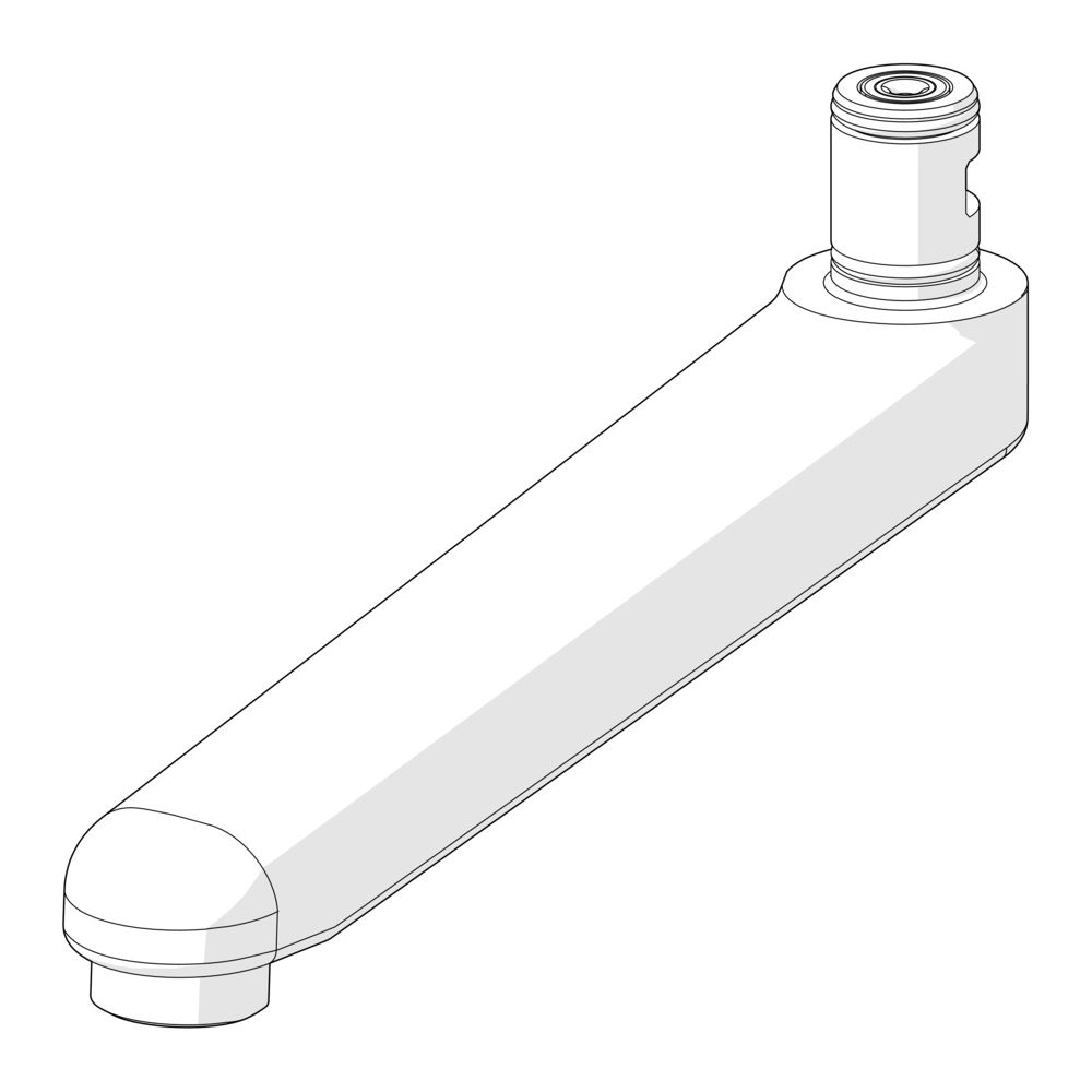 Hansa Auslauf Länge 170mm, Ausladung 170mm, ab 2019, Chrom, 59914766... HANSA-59914766 4057304014277 (Abb. 3)