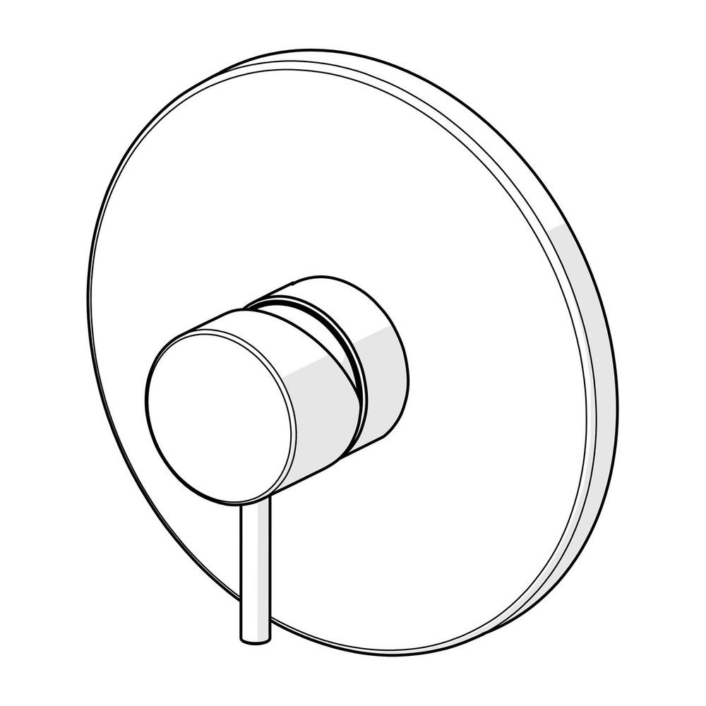 Hansa Stela Einhebelmischer Fertigmontageset für Brausebatterie 8785 Rosette rund Chrom... HANSA-87859041 4015474286160 (Abb. 2)