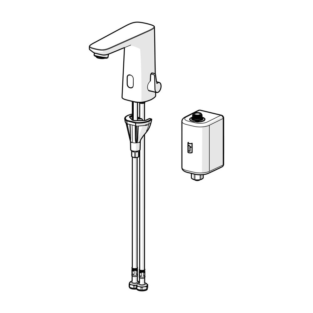 Hansa Electra Digital plus Waschtischarmatur, Standmontage, Sensor, Bluetooth, Chrom, 9... HANSA-92302239 4057304019487 (Abb. 2)