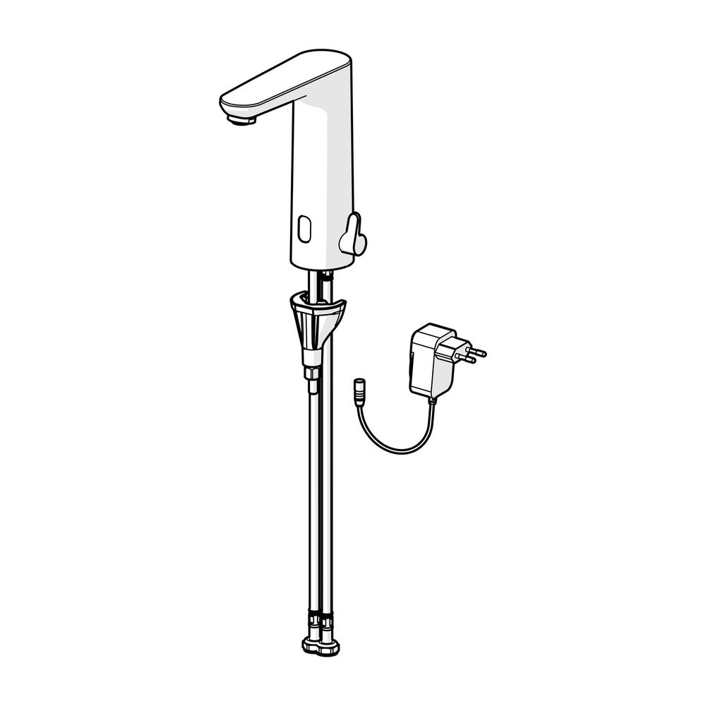 Hansa Electra Safety Waschtischarmatur, Standmontage, Sensor, berührungslos, 230/9V, Ch... HANSA-93602009 4057304019609 (Abb. 2)