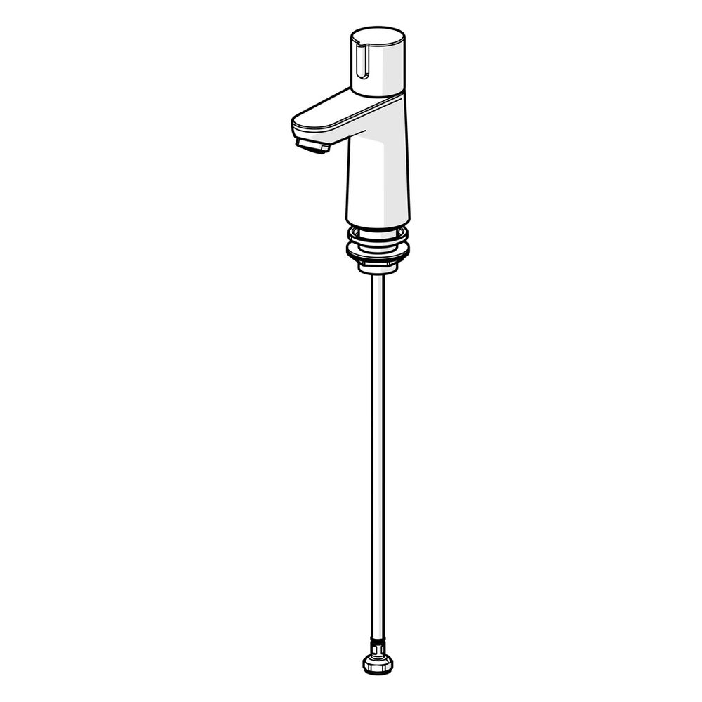 Hansa Nova Einhebel-Kaltwasserarmatur, Ausladung 84mm, DN 15, Chrom, 00902201... HANSA-00902201 4057304019807 (Abb. 5)