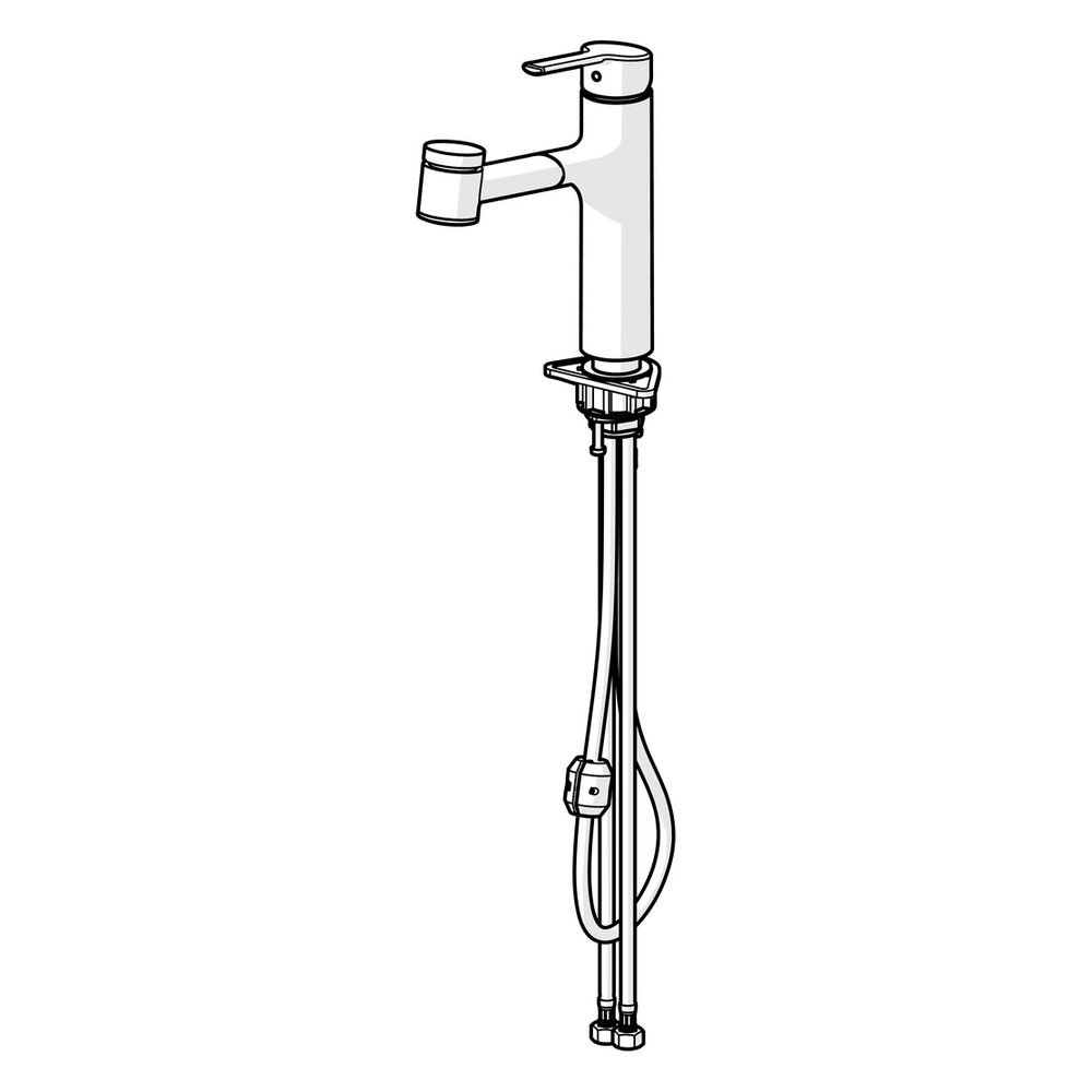 Hansa Ronda Einhebel-Küchenarmatur, 2-strahlig, Ausladung 200mm, DN 15, Chrom, 03382273... HANSA-03382273 4015474263192 (Abb. 3)