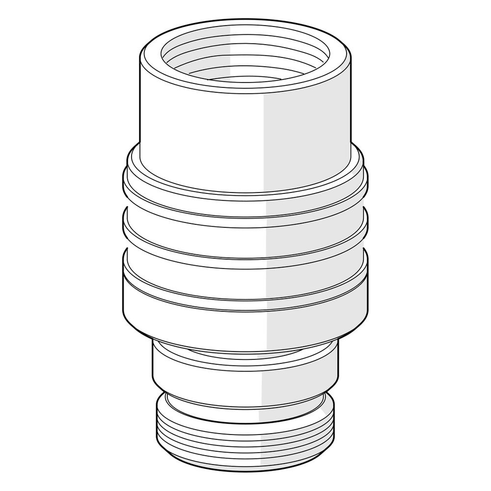 Hansa Schnellverschluss, G 1/2", DN 15, Chrom, 04050200... HANSA-04050200 4015474255234 (Abb. 3)