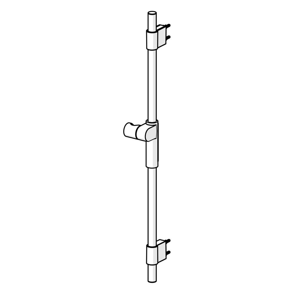 Hansa ActiveJet Wandstange, Chrom, 04780200... HANSA-04780200 4057304008672 (Abb. 5)