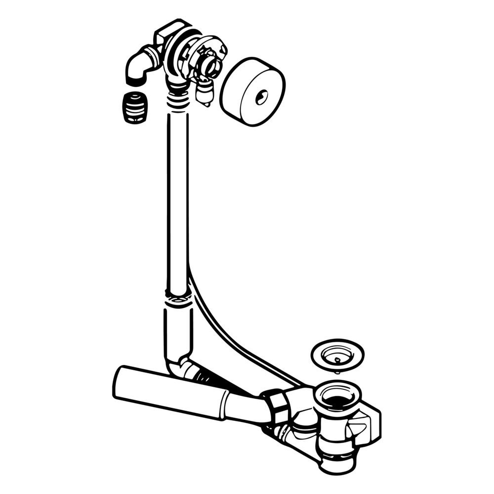 Hansa Fill Wannen-Zu- und Ablaufgarnitur Einbauset 0516 Chrom... HANSA-05160100 4015474043060 (Abb. 3)