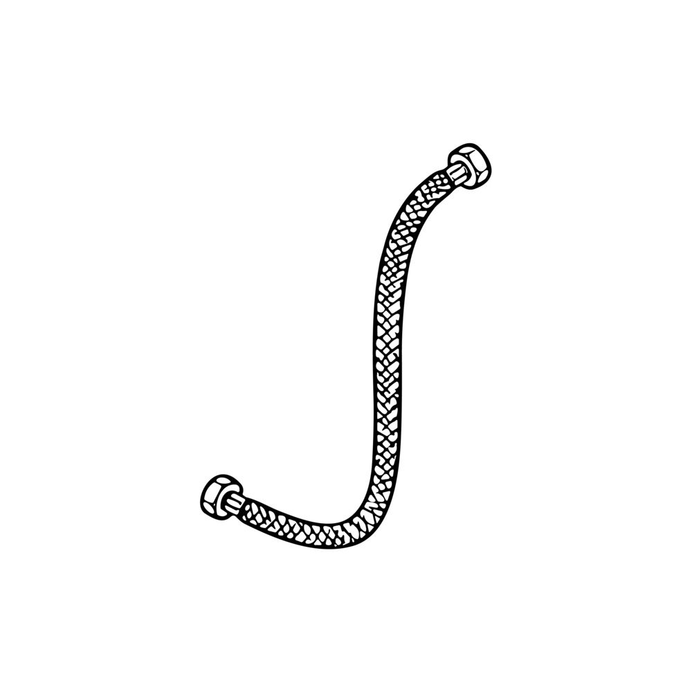 Hansa Fill Anschlußschlauch 0518 Länge 800mm Chrom... HANSA-05180100 4015474043084 (Abb. 2)