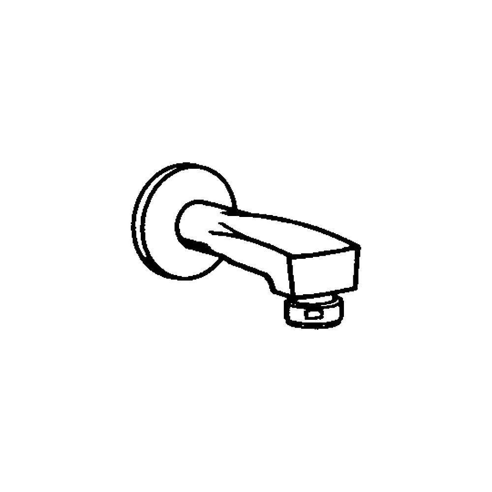 Hansa Auslauf, Länge 160mm, Ausladung 160mm, DN 20, Rosette rund, Chrom, 0598210000... HANSA-059821000050 4015474520226 (Abb. 3)