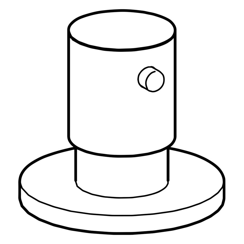Hansa Fertigmontageset, Rosette rund, Chrom, 06289105... HANSA-06289105 4015474250024 (Abb. 3)